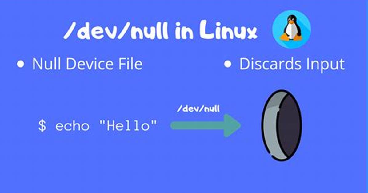 What Is 2 Dev Null in Linux?