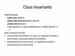 What Is a Class Invariant in Java?