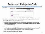 What Is a Fieldprint Code
