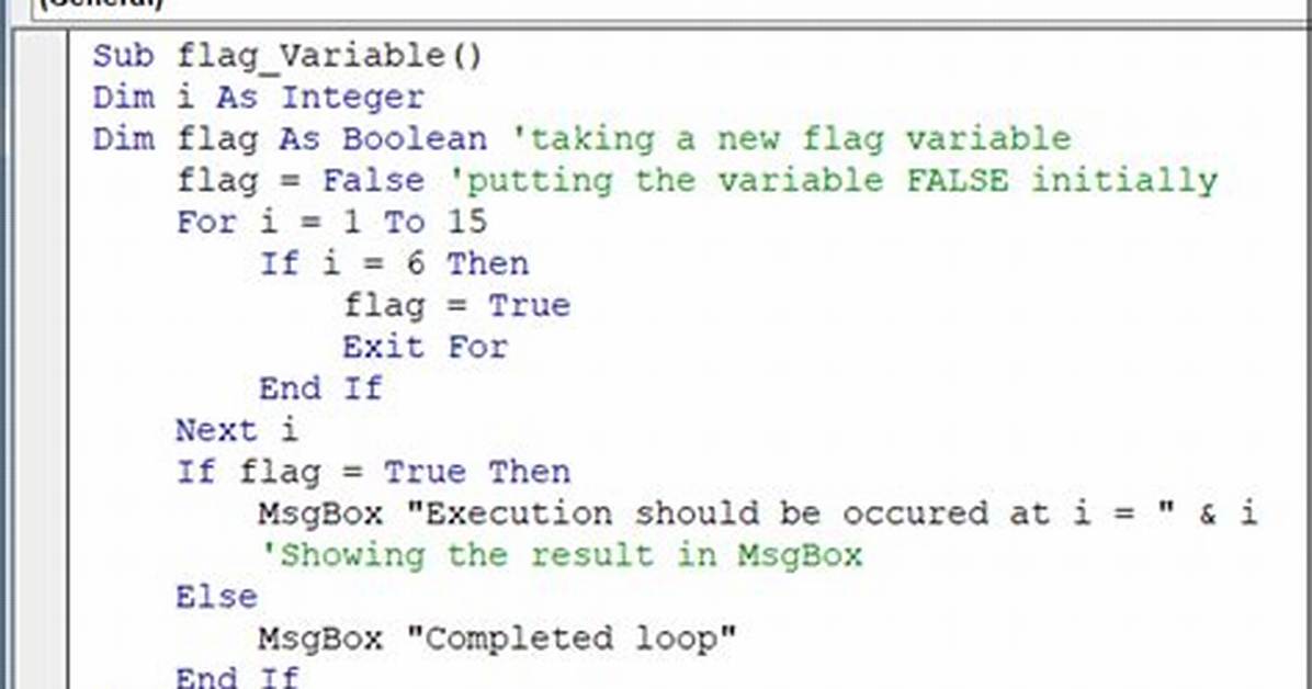 What Is a Flag Variable?