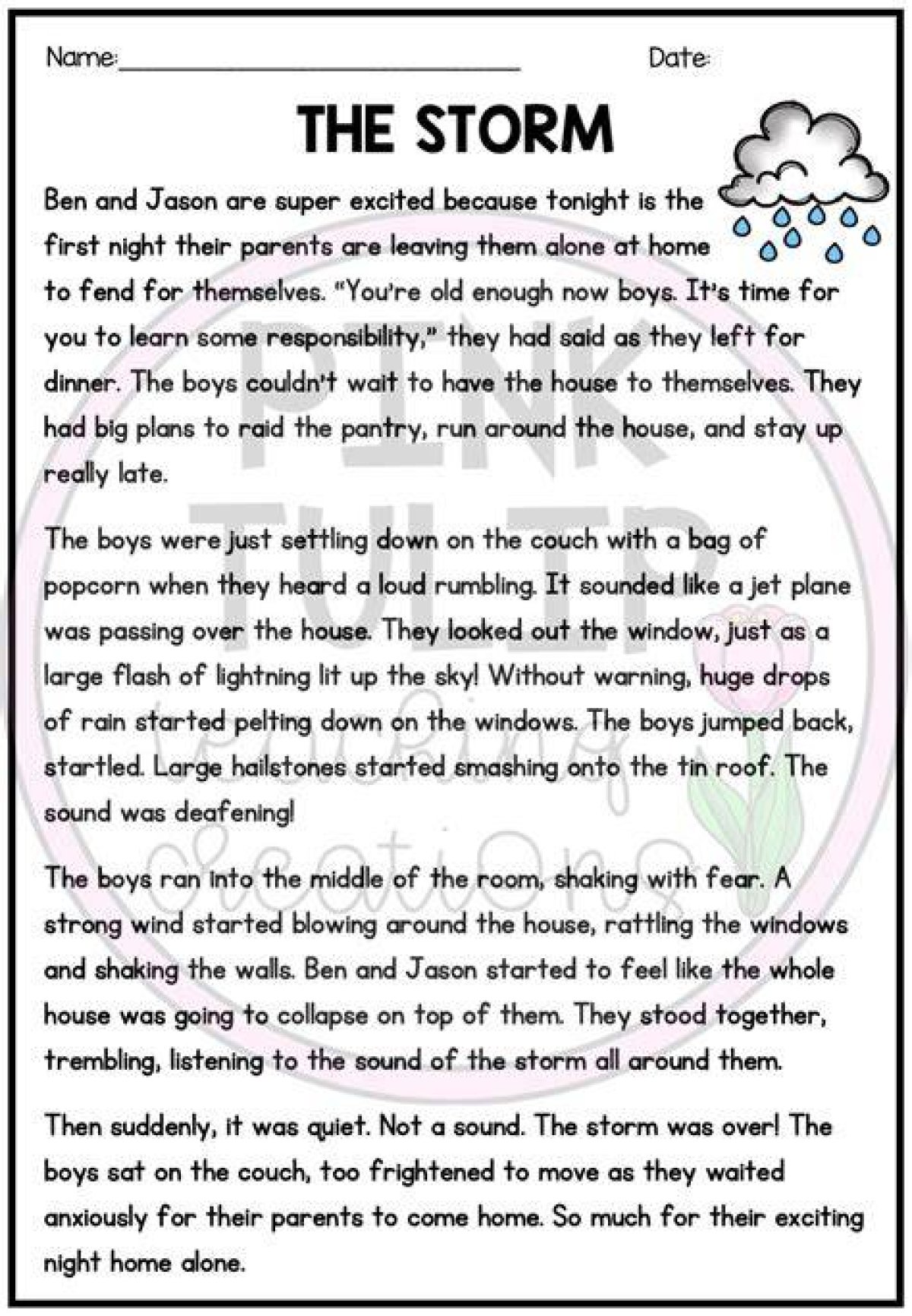 What Is a Narrative Text Example