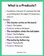 What Is a Predicate?