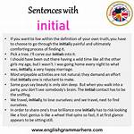What Is a Sentence Initial?
