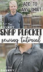What Is a Snap Placket?