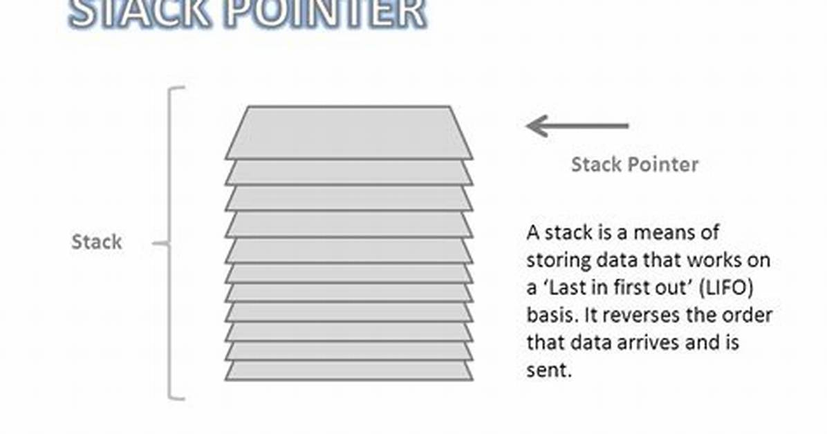 What Is a Stack Pointer Used for in Microprocessors?