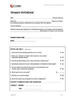 What Is a Tenancy Reference