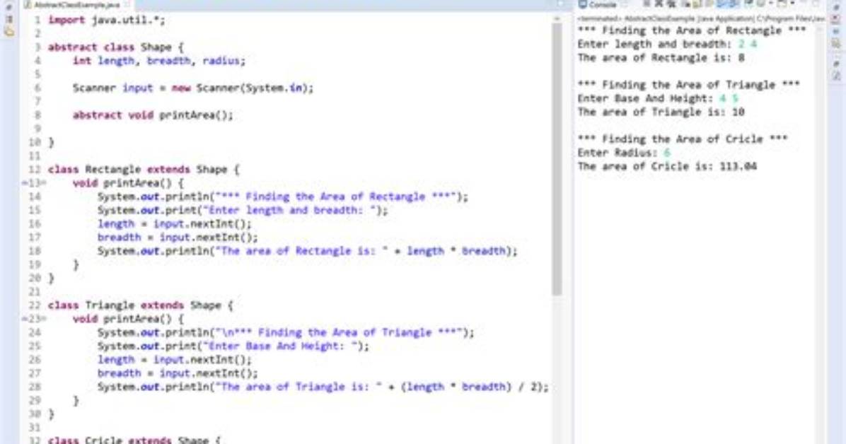 What Is Abstract Class Java