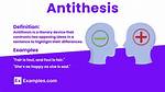 What Is an Antithesis Example?
