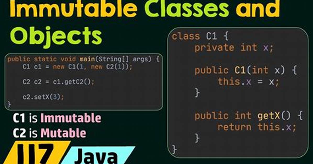 What Is an Immutable Class in Java?