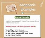 What Is Anaphora Example?