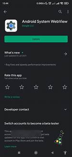 What Is Android System Webview Update?