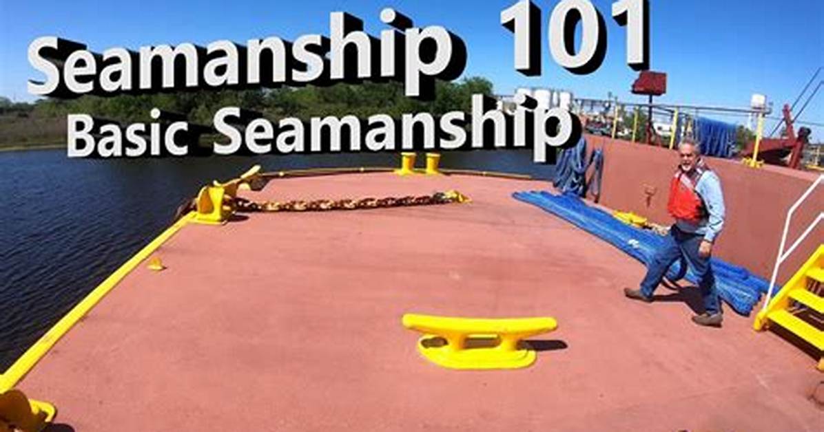 What Is Basic Seamanship