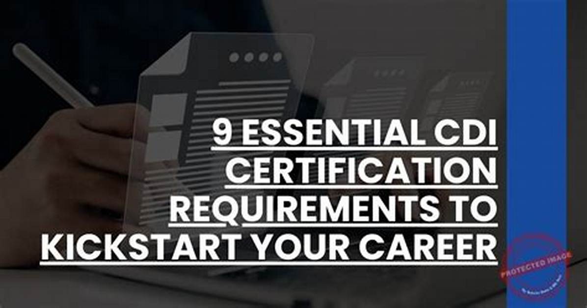 What Is Cdi Certification