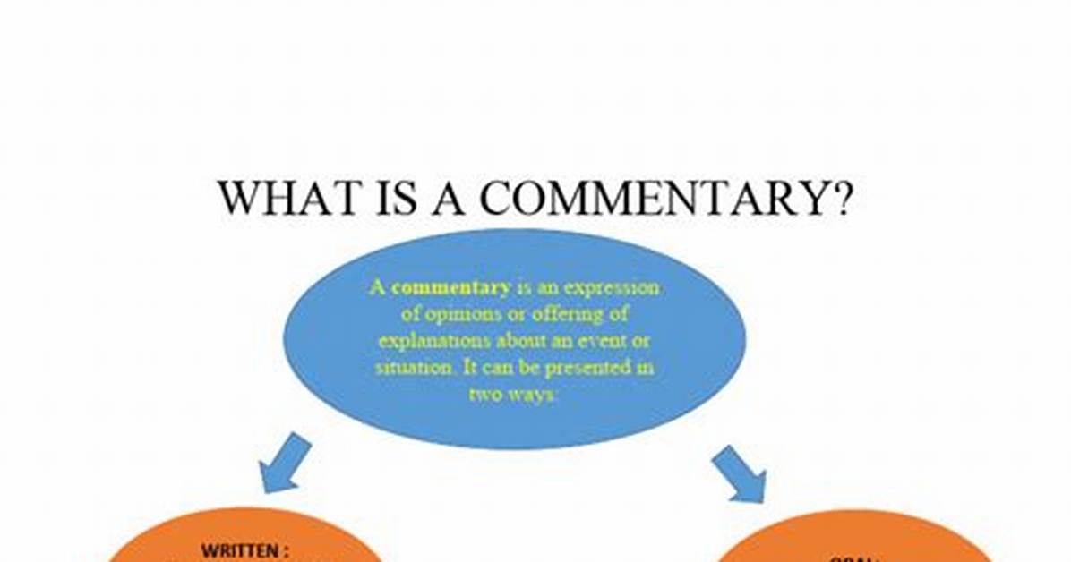What Is Commentary