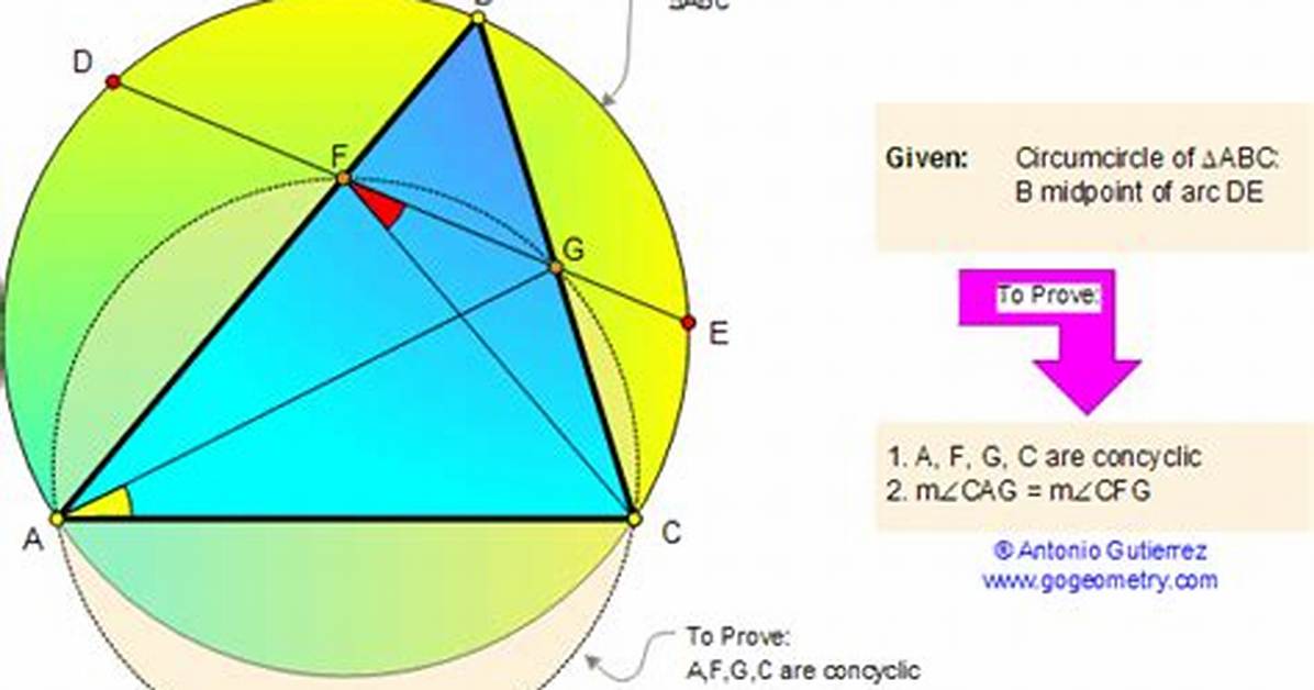 What Is Concyclic Triangle?