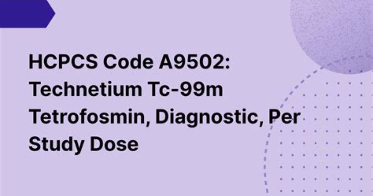 What Is Cpt Code A9502