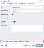 What Is "Crypt Key Missing" Error in Pgadmin4 and How to Resolve It?