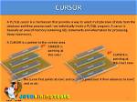 What Is Cursor in Database