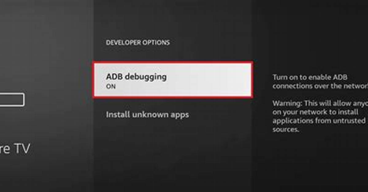 What Is Debugging on Firestick?