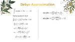 What Is Debye Approximation?