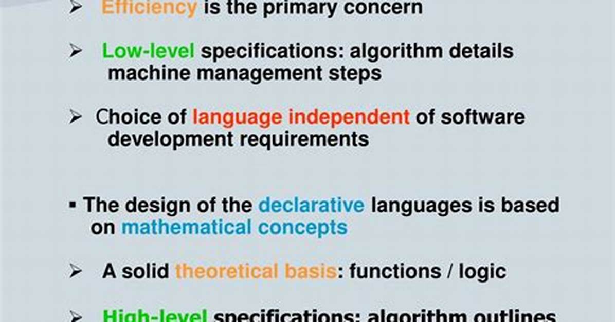 What Is Declarative Programming? [Closed]