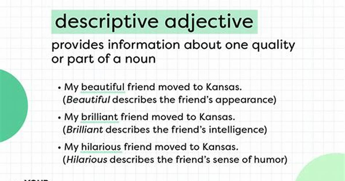 What Is Descriptive Example?