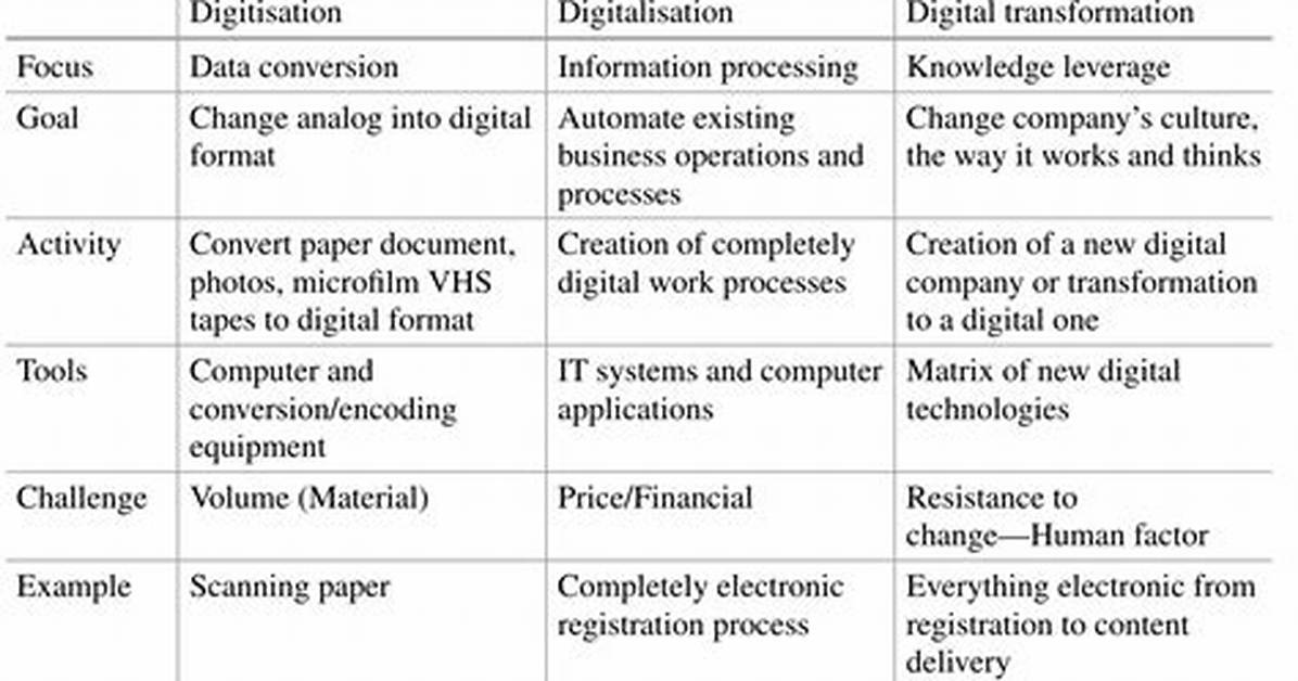 What Is Digitised Data?