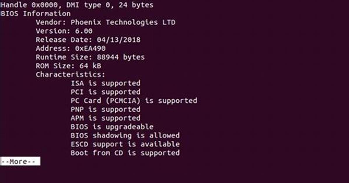 What Is Dmidecode Command in Linux?