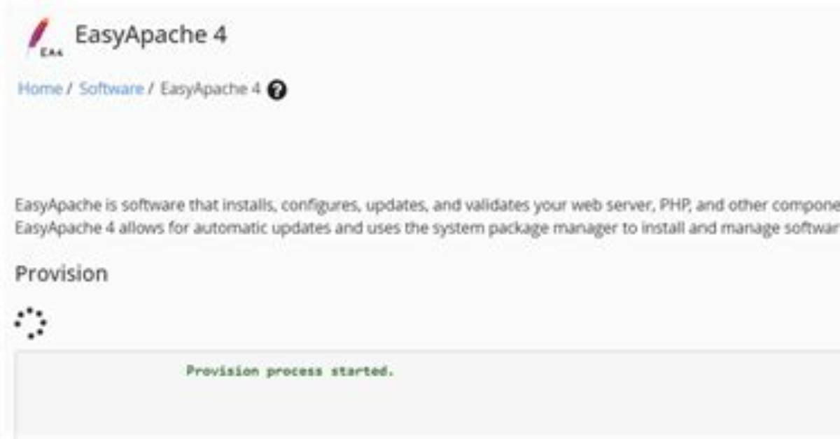 What Is Easyapache4