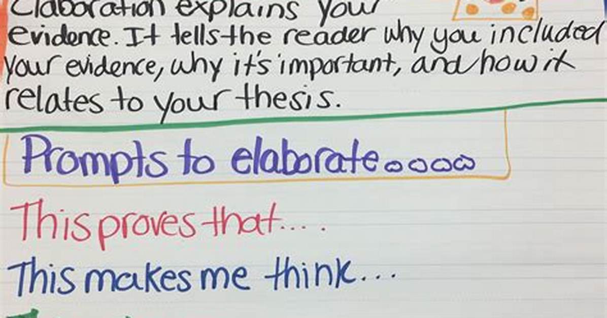 What Is Elaboration Example