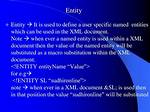 What Is Entity Type in Xml
