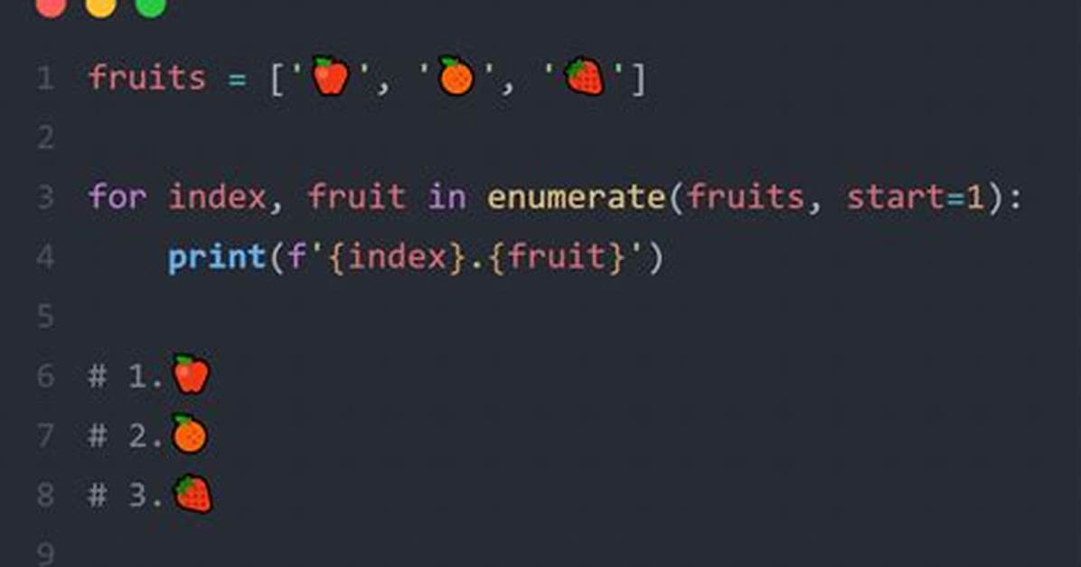 What Is Enumerate Function in Python