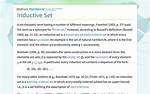 What Is "Every Inductive Set"?
