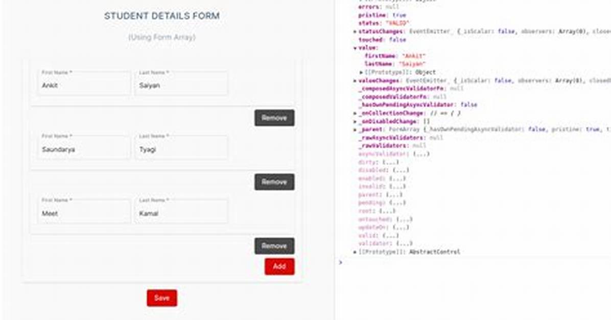 What Is Form Array