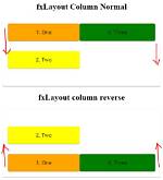 What Is fxLayout Column