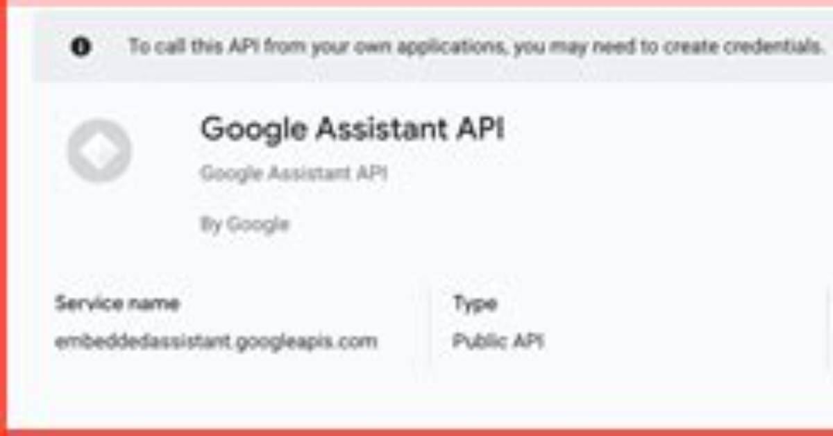 What Is Google Assistant Api