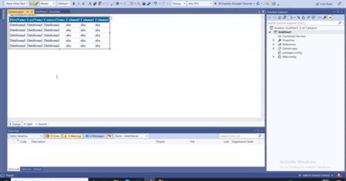 What Is Gridview Control