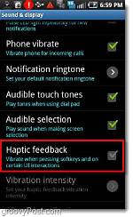 What Is Haptic Feedback Android?