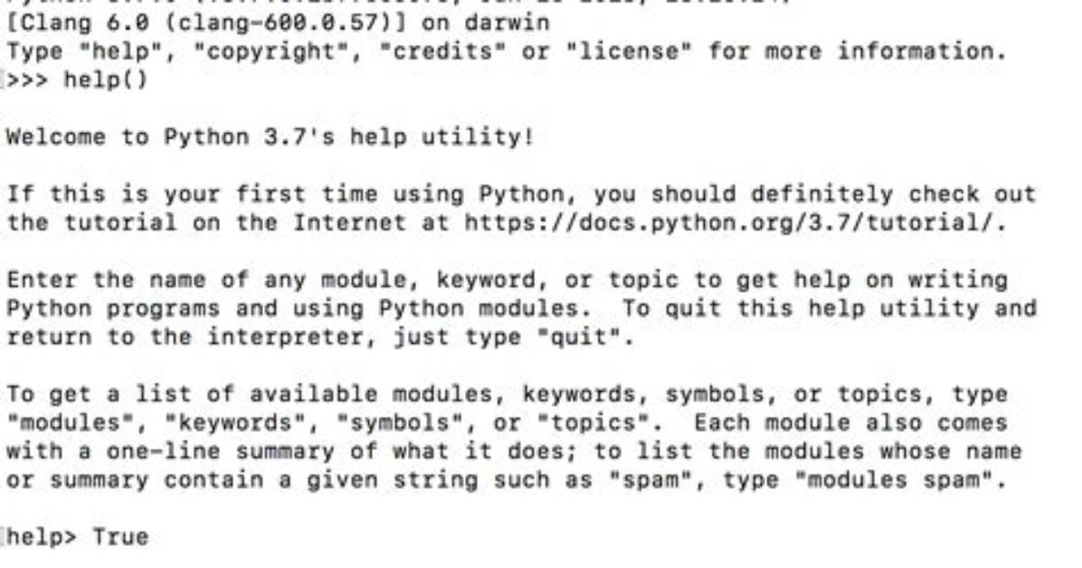 What Is Help () in Python
