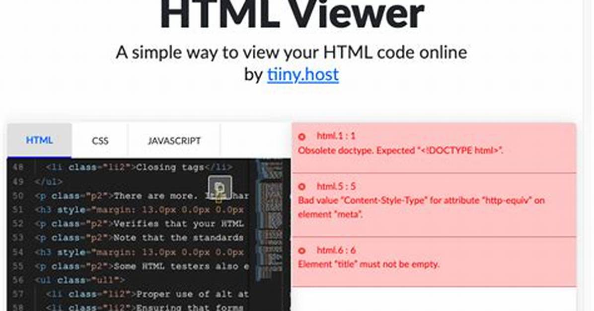 What Is Html Viewer?