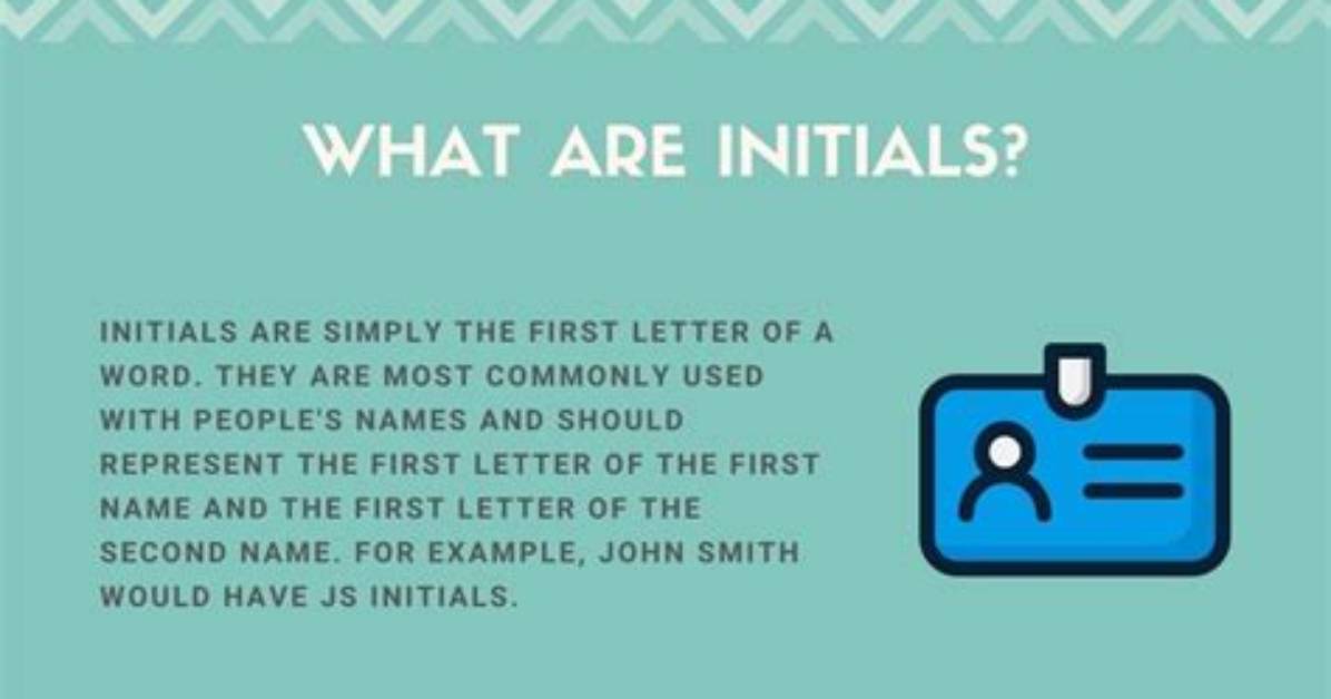 What Is Initial Here Mean?