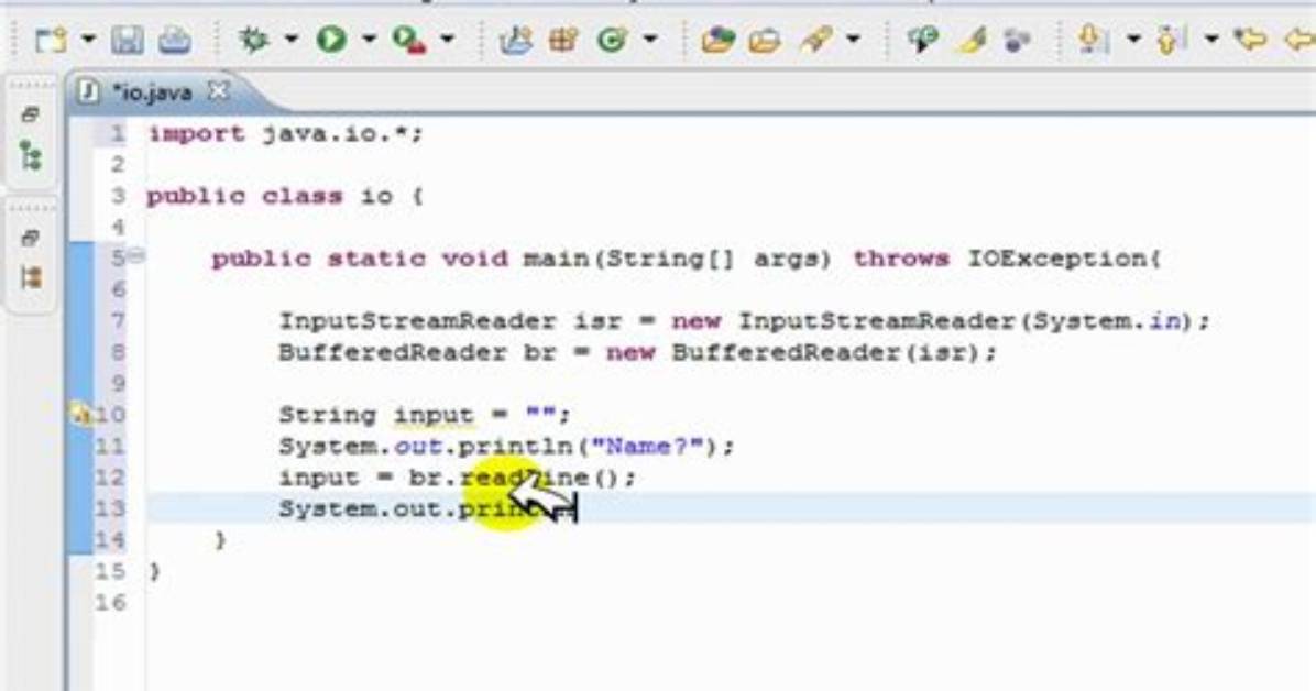 What Is Input File Java