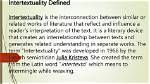 What Is Intertextuality