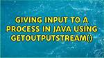 What Is Java getOutputStream
