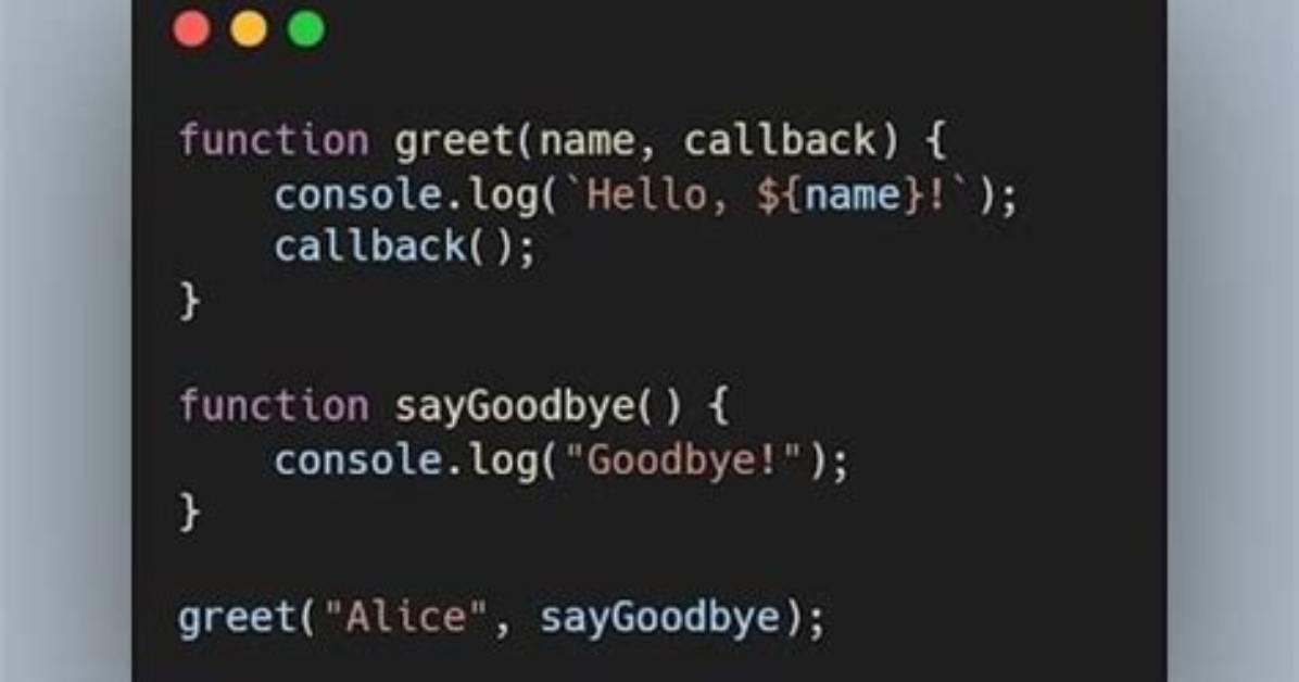 What Is Javascript Callback
