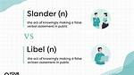 What Is Libel and Example