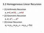 What Is Linear Recursion