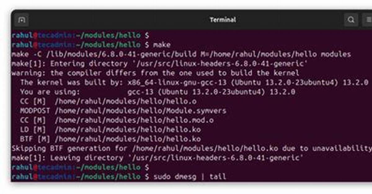 What Is Linux Module Command?