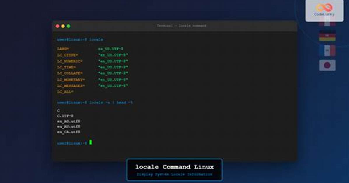 What Is Locale Command in Linux?