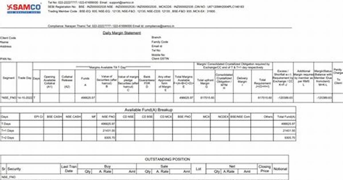 What Is Margin Statement?